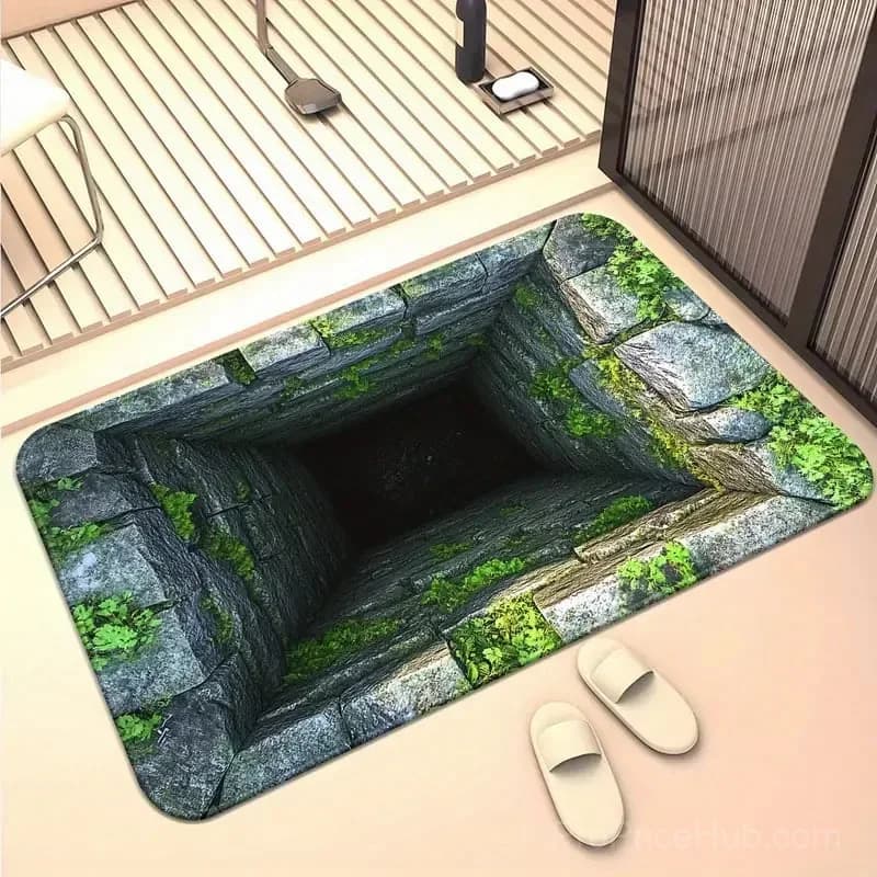 3D Optical Illusion Doormat - Endless Abyss Design - View 9