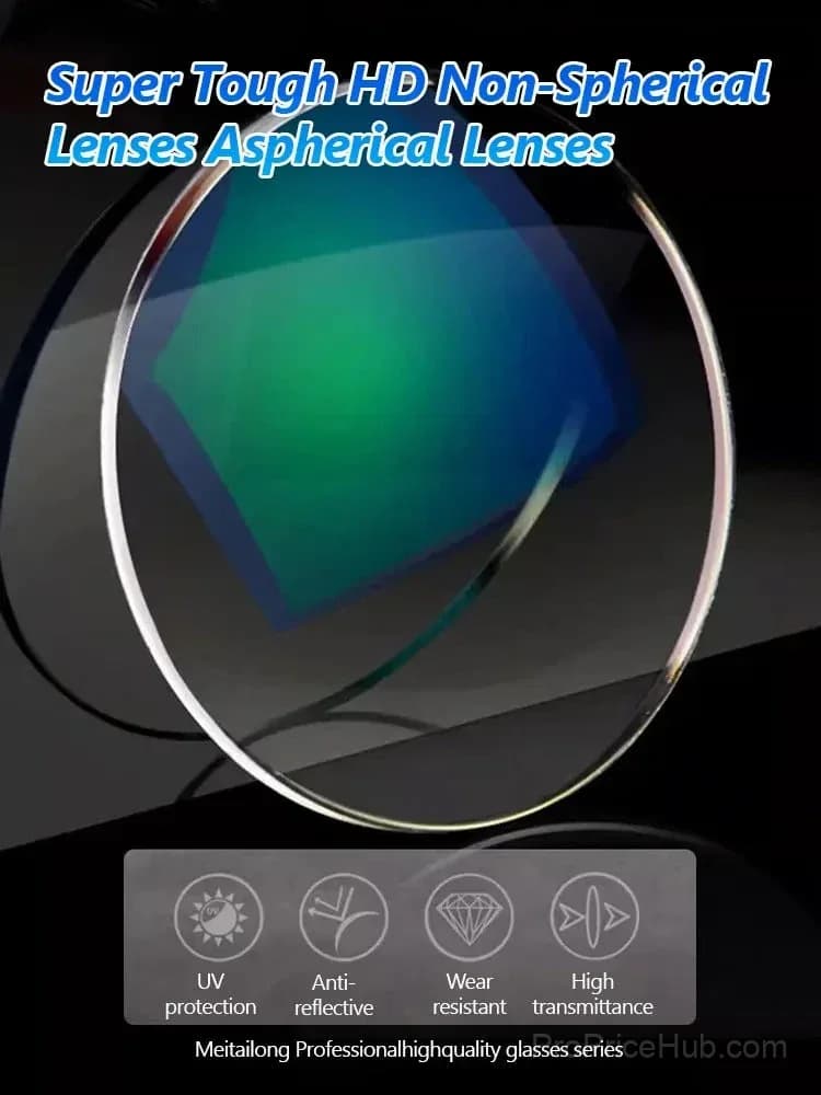 Metal Frameless Reading Glasses - Blue Light Blocking, UV Protection - View 3