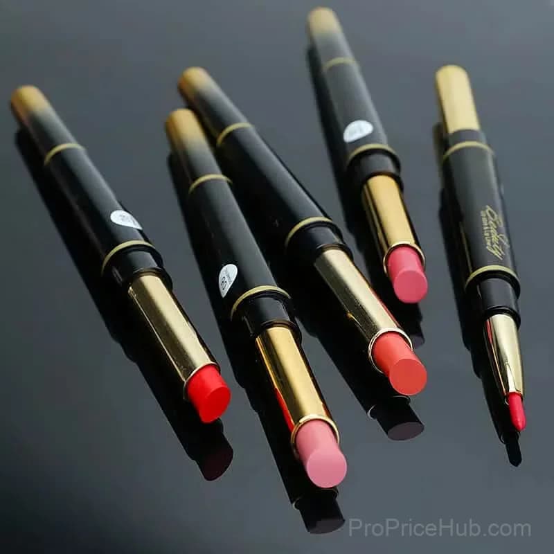 Double-Ended Matte Lip Liner & Lipstick – Waterproof, Non-Fading - Alt