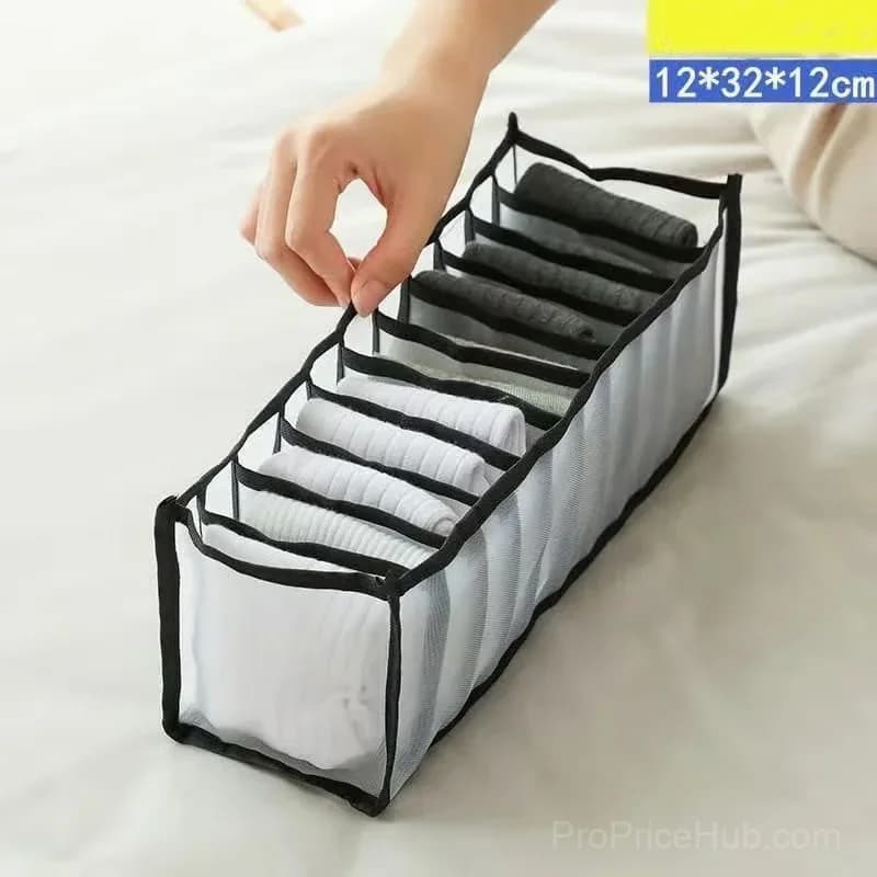 Large Grey Wardrobe Clothes Organizer for Skirts, Jeans & Coats - View 15