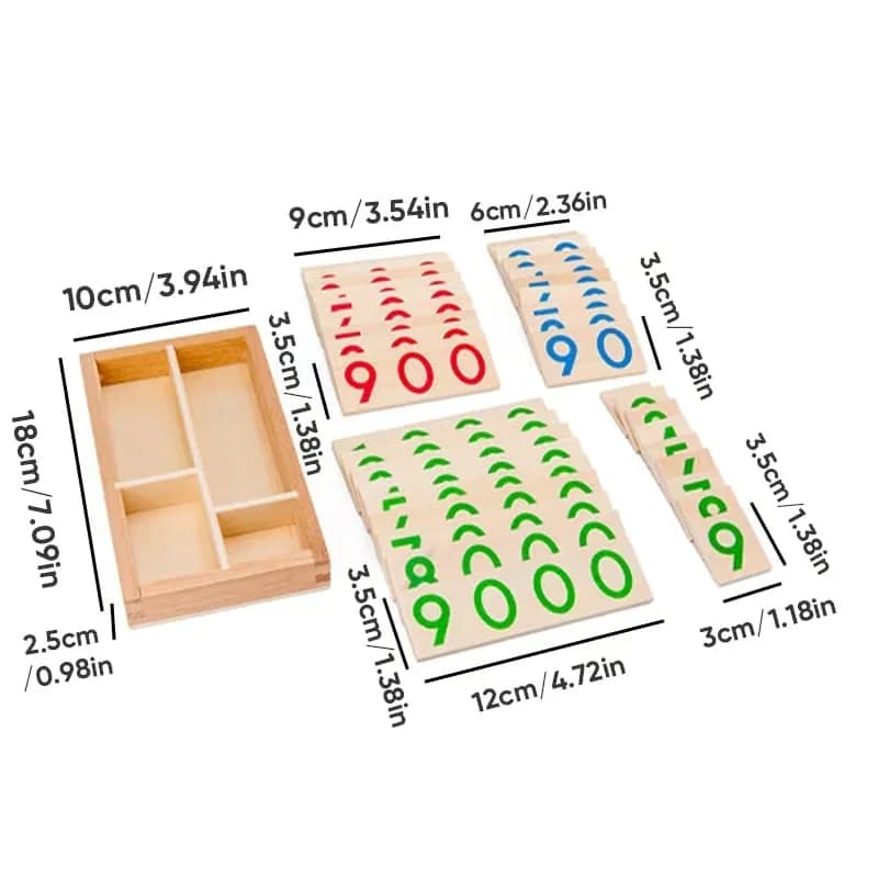 Wooden Math Operations Educational Toy Set, 1 Set - Main