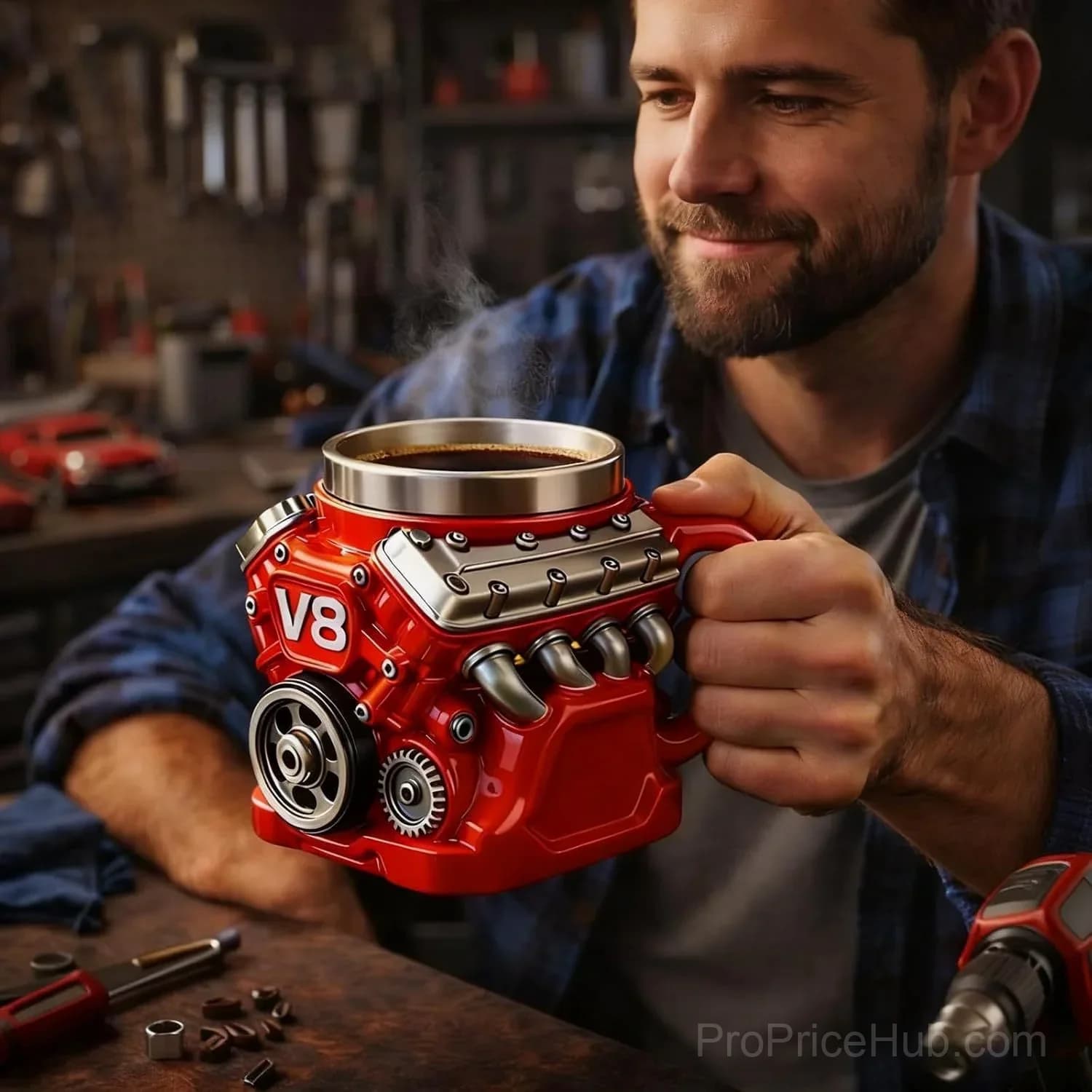 Engine Legend Mug – Novelty Mug for Gearheads - Alt