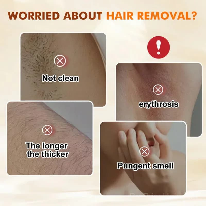 Rose Scent Hair Removal Cream, 1 Bottle - View 4
