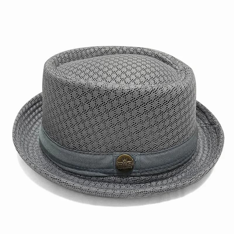 Summer Breathable Mesh Pork Pie Hat - View 13