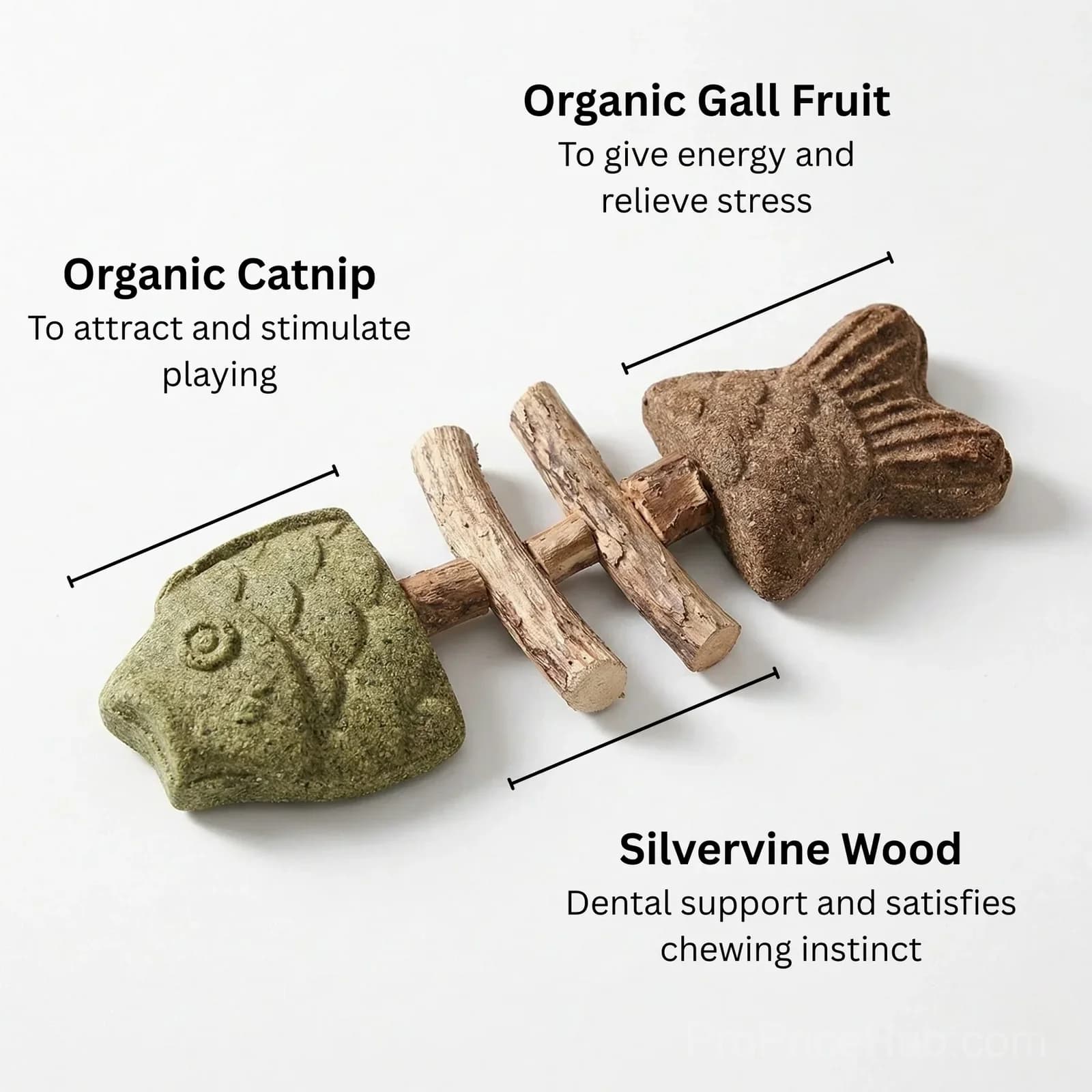 Catnip & Silvervine Chew for Cats - Alt