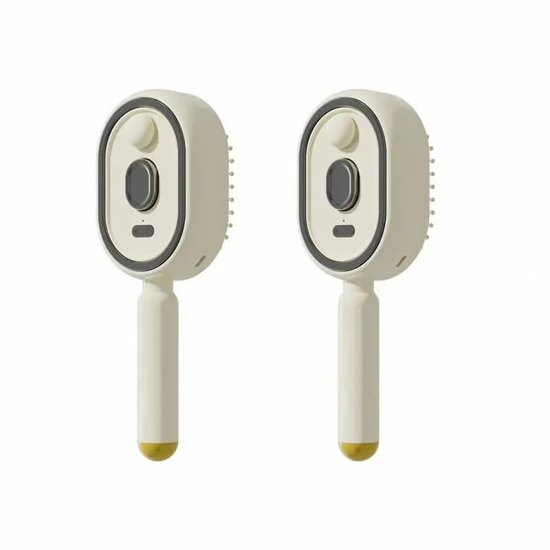 Nano-Mist Electric Scalp Massage Air Cushion Comb, White - View 9