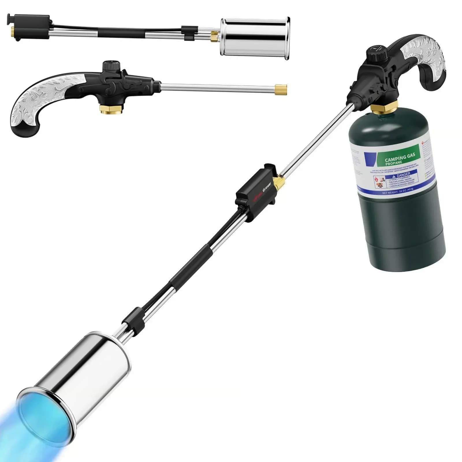 High Output Propane Weed Burner Torch, 1-Piece - Main