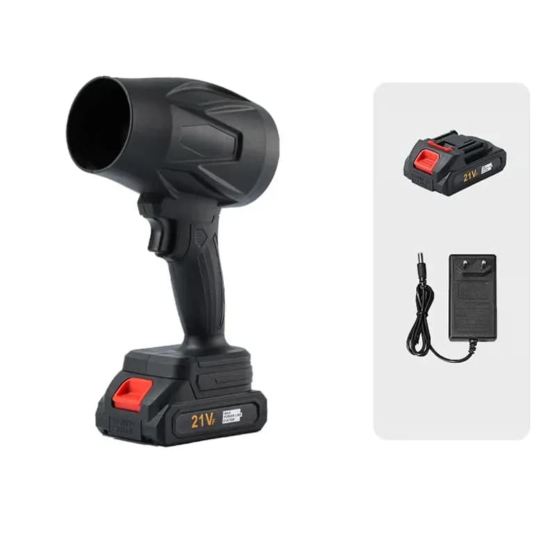 Handheld Electric Car Snow Blower Fan with Battery & Charger - Main