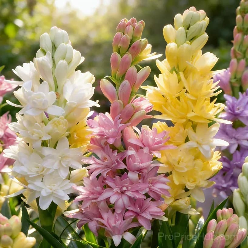 Double Perfume Tuberose Bulbs - Moon Garden Flower - View 2