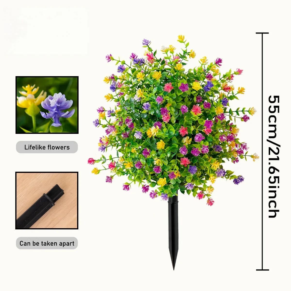 Artificial Potted Trees with Ground Stakes - View 17
