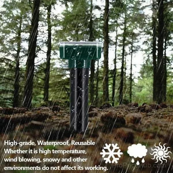 Solar Powered Rodent, Mole and Snake Pest Repeller - View 4