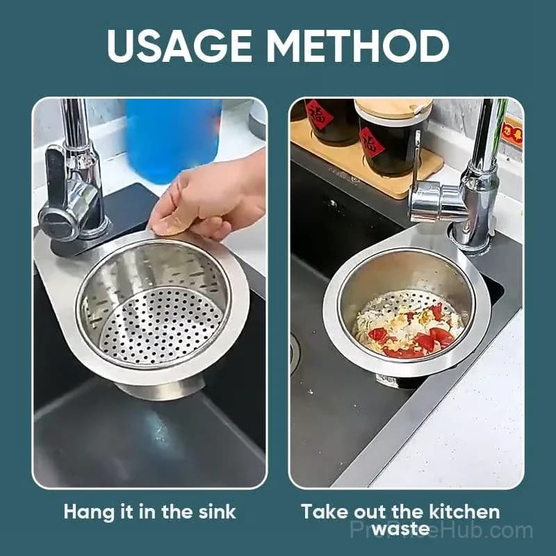 Stainless Steel Swan Sink Strainer Basket, 1 Pack - View 5