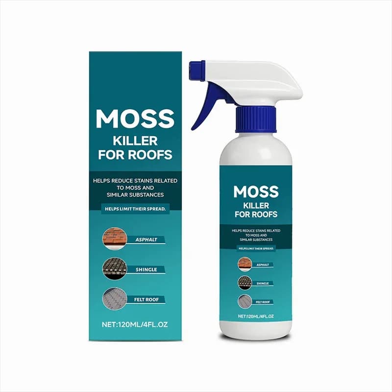 Multi-Surface Roof Moss & Algae Cleaner Spray, Professional Stain Remover & Protective Shield - View 9