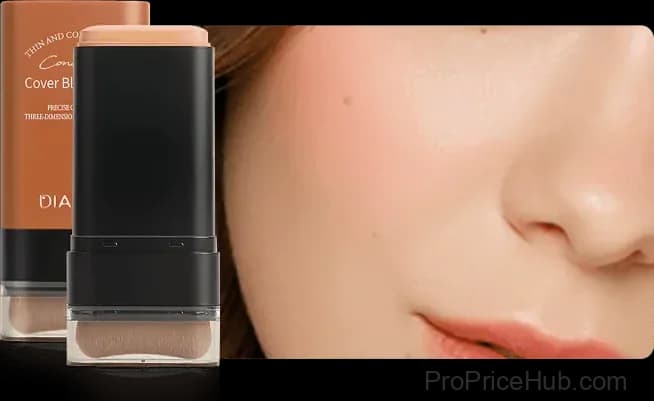 Hydrating Lightweight Foundation Stick with Brush, 01 Ivory - View 13