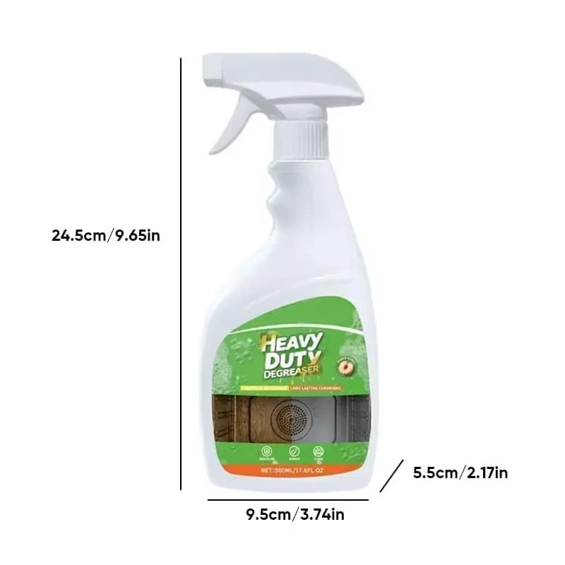 Heavy Duty Degreaser Spray, 500ml / 16.9 fl oz, 1 Pack - Main
