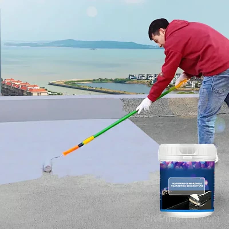 Waterproof Polyurethane Coating, White, 600g, Covers 1–2 m² - Alt