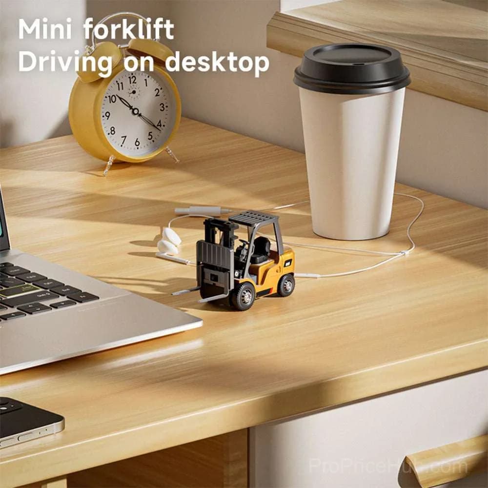 Mini Desktop Remote Control Forklift Truck Toy - View 8