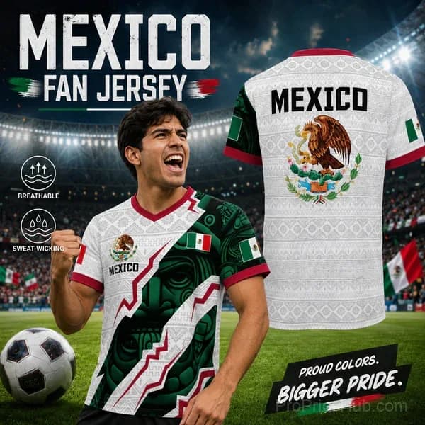 Mexico National Team 2026 V-Neck Soccer Jersey - Main