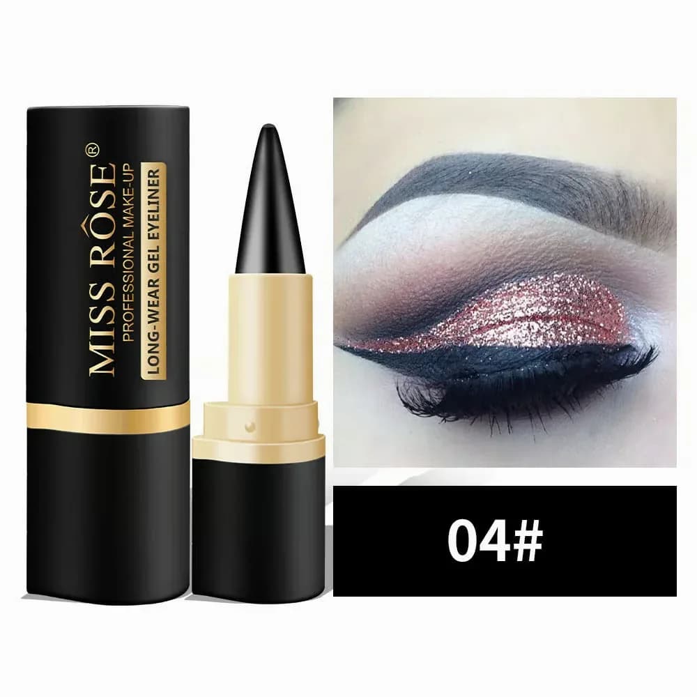 Matte Quick-Dry Eyeliner Pen, Silver - View 11
