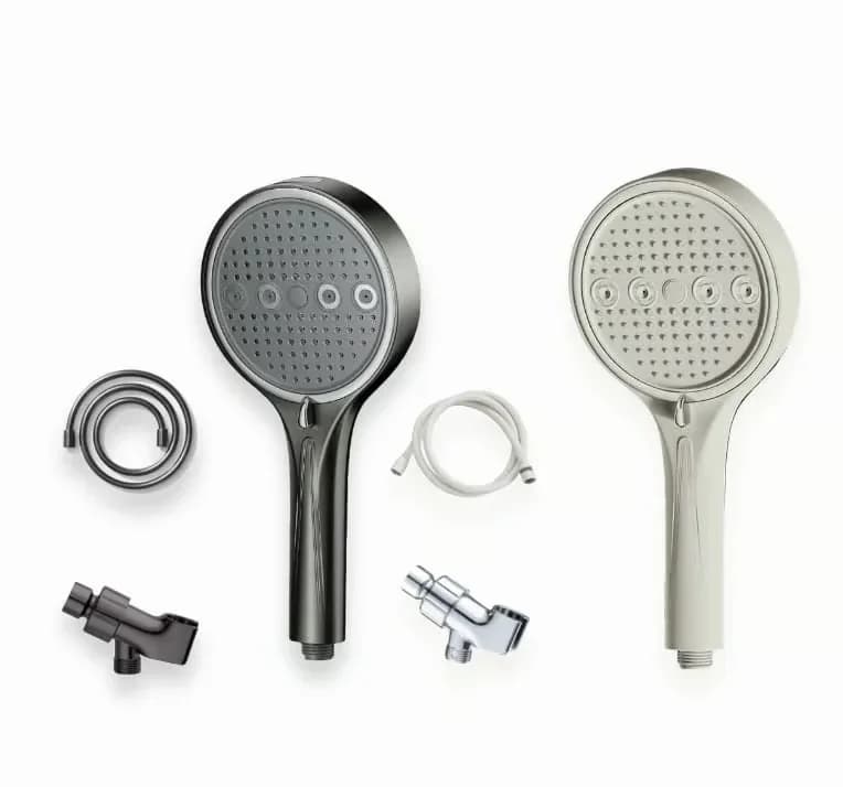 White High-Pressure Handheld Shower Spray Set - View 6