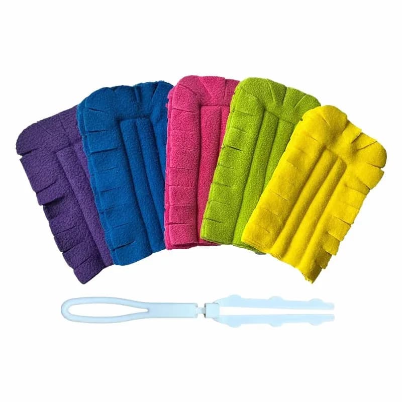Reusable Chenille Microfiber Duster Cloth Covers, 1 Set - Alt