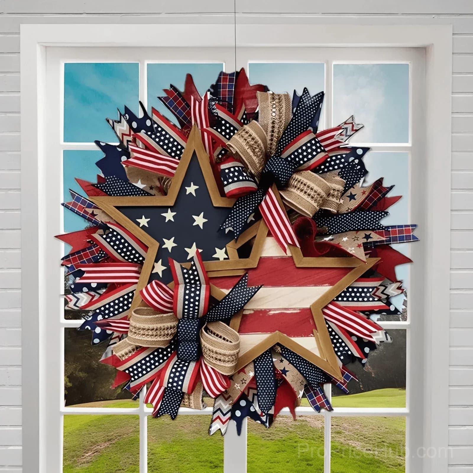 Memorial Wreath for Home Decor - Remember with Pride - View 8