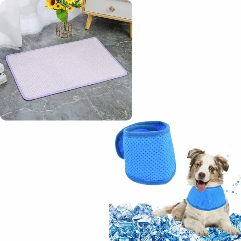 Pet Cooling Mat for Dogs and Cats, Blue XS 40 x 30 cm - View 17