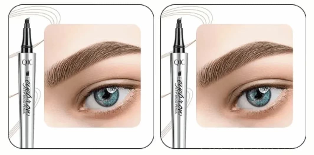 3D Waterproof Eyebrow Pencil, Light Brown, 2-Pack - Main