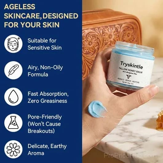 Whipped Tallow Honey Balm with Methylene Blue - View 5