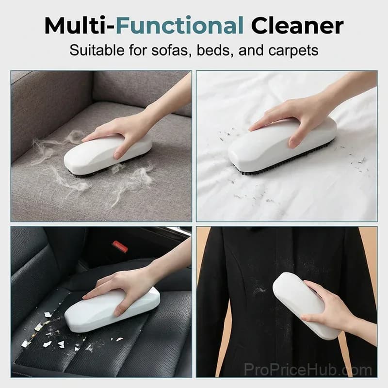 Portable Pet Hair & Crumb Remover Brush - View 3