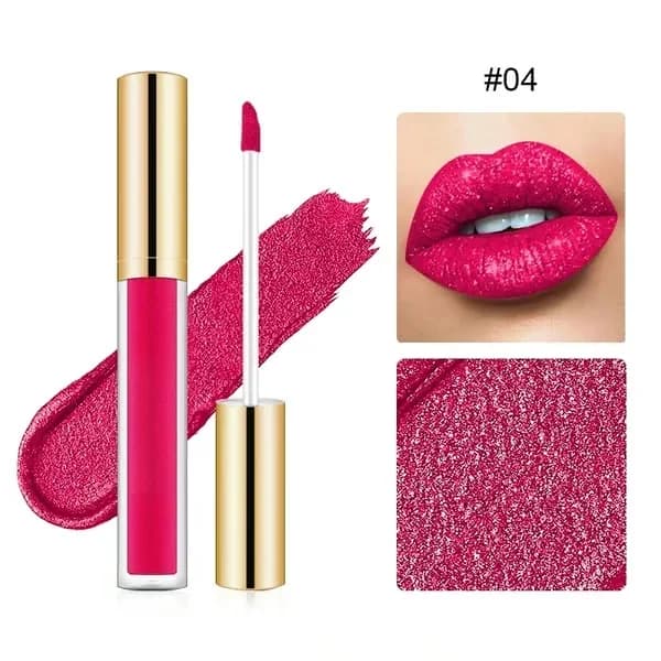 Metallic Liquid Diamond Glitter Lipstick #01 - View 9