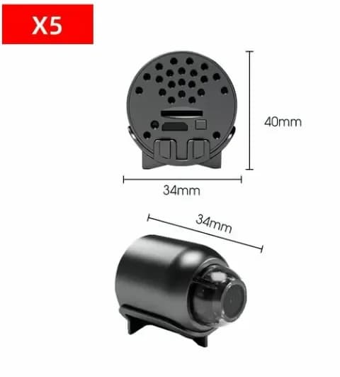 Mini Full HD Security Camera Compact Indoor Monitor - View 6