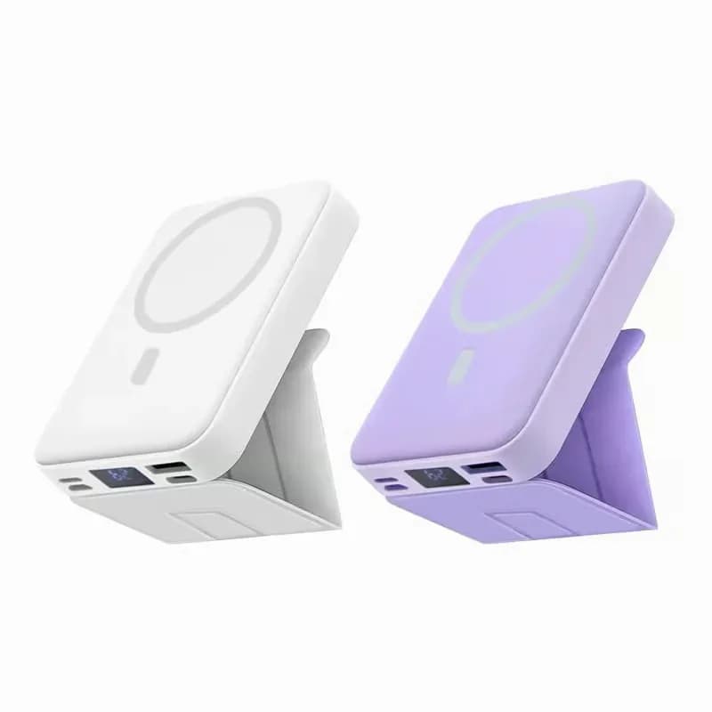 Wireless Magnetic Portable Power Bank, Black - View 7