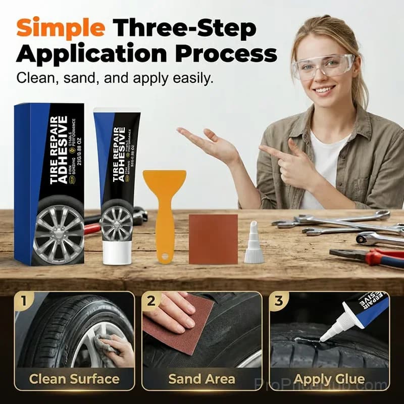 Tire Repair Adhesive Kit, 25g, 1 Pack - Alt