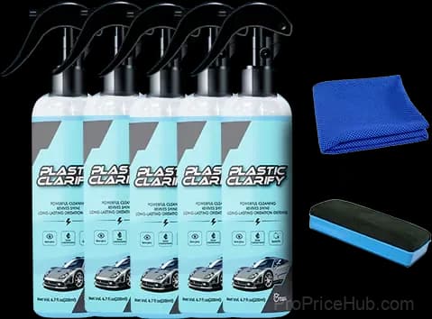 Multipurpose Car Plastic Restorer Spray, 200ml with Towel & Sponge - View 14