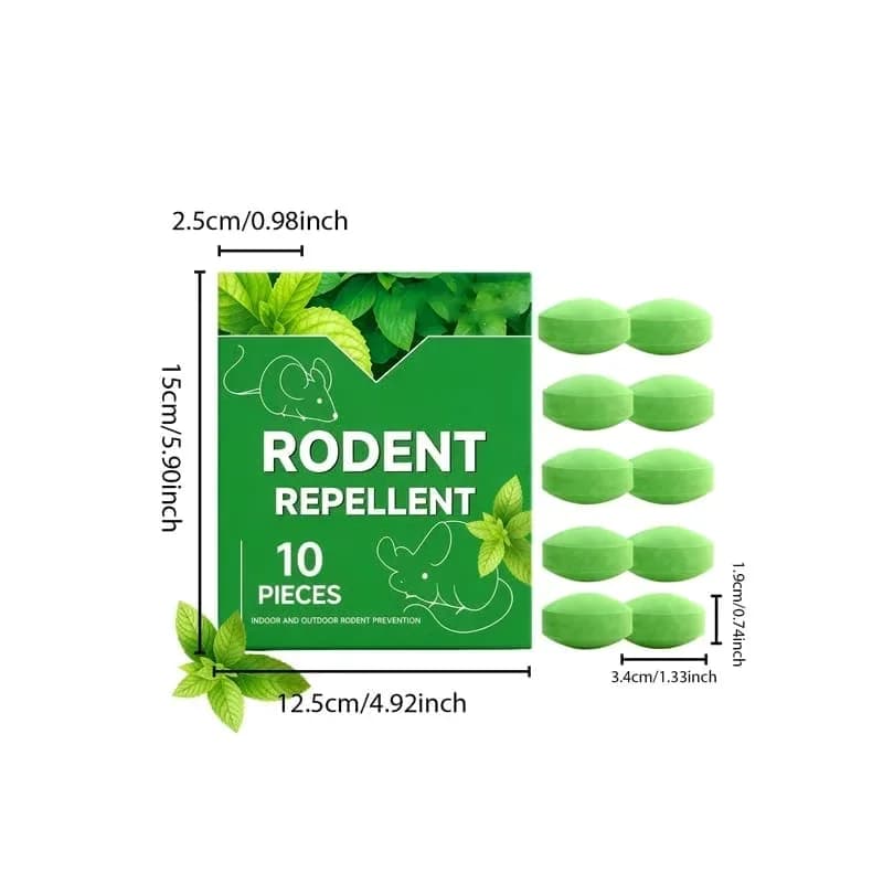 Botanical Rodent Repellent Balls, 10-Pack Box - Main