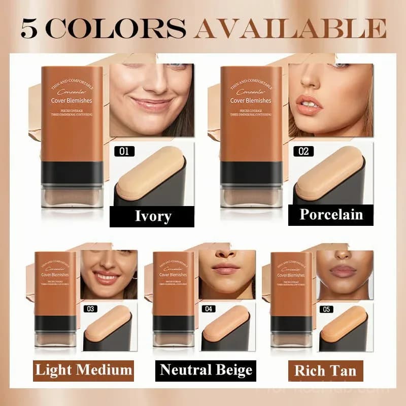 Hydrating Lightweight Foundation Stick with Brush, 01 Ivory - View 9