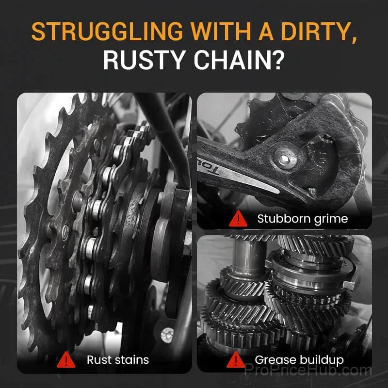 Deep-Cleaning Rust-Resistant Bicycle Chain Cleaner - View 3