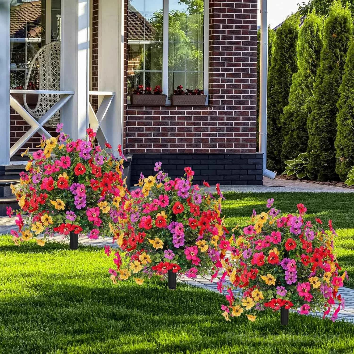 Outdoor/Indoor UV Resistant Waterproof Artificial Flower Decor - View 5