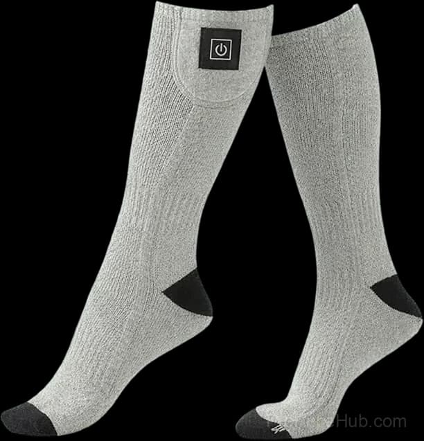 Adjustable Heated Socks, Black, Constant Temperature, 1 Pair - View 16