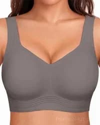 Comfortable Wireless Full Coverage Jelly Smoothing Bra - View 18