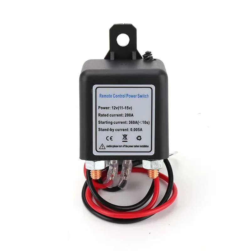 12V Wireless Remote Control Battery Relay Switch - View 4