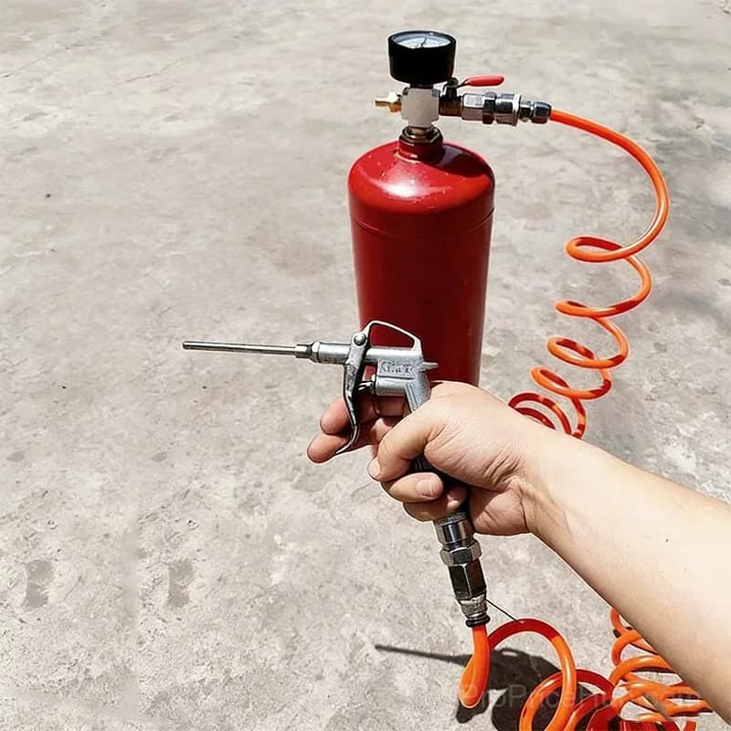 Air Tank Valve Adapter Four-Way Connector with Valve - View 5