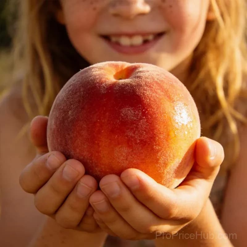 Heirloom Honey Red Dwarf Peach Tree Live Seeds - Alt