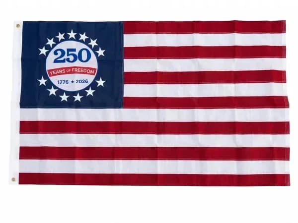 250th Anniversary Commemorative USA Flag (1776–2026) - Main