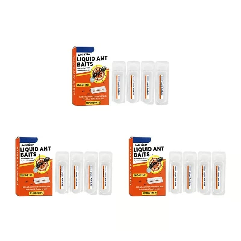 Ready-to-Use Liquid Ant Baits, 40mL, 4-Pack Box - Alt