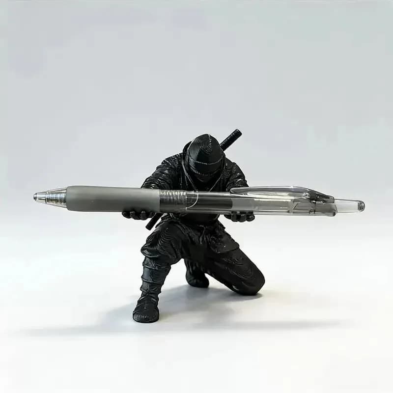 3D Printed Samurai Pen Holder Desk Organizer - View 4
