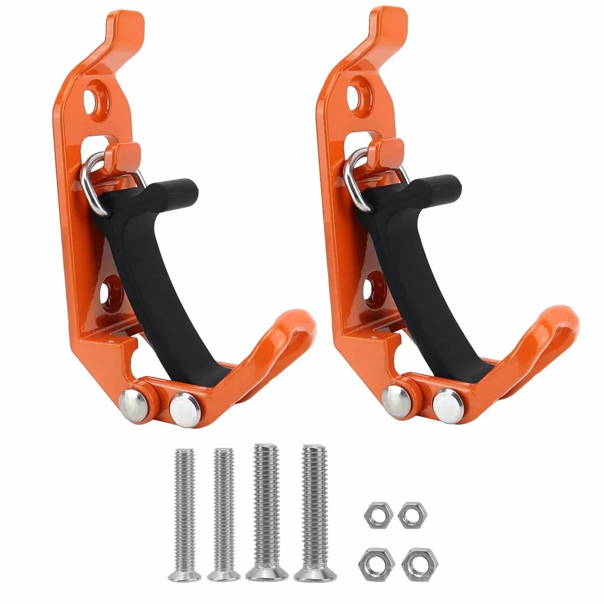 Heavy Duty Metal and Rubber Shovel Mount Kit for Garage Storage - Main