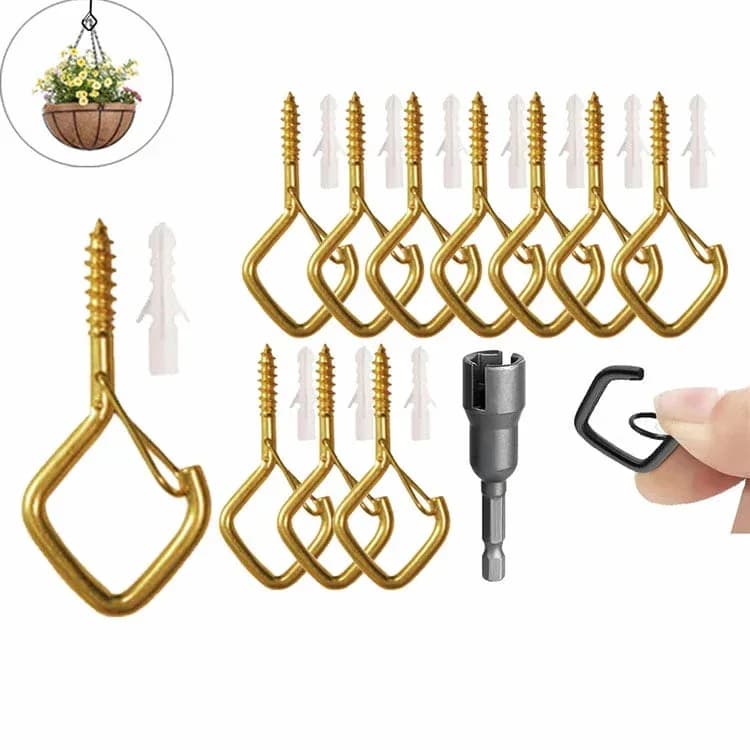 Square Snap Hanging Hooks - View 12