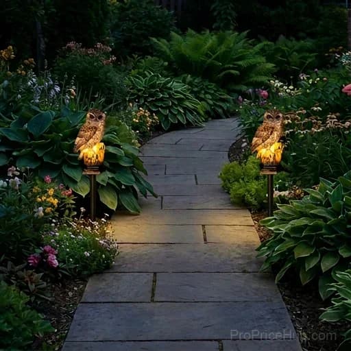 Waterproof Solar Owl Light for Garden Decor - View 14